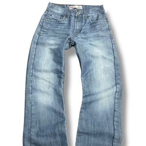 Levi's 514 Slim Straight Fit Boys Jeans  Size 18  Denim W27 x 29L